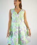 Toxic light green dress