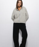 Women's Sweatpants in Black with a Back Pocket