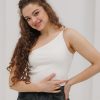 Кроп-топ на одне плече білий