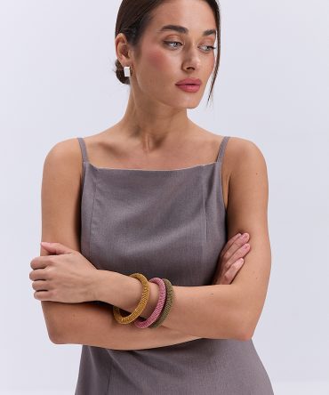 Коротка літня сукня без рукавів кавова