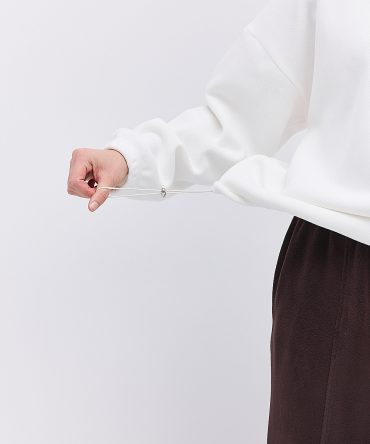 Жіноче флісове худі молочного кольору