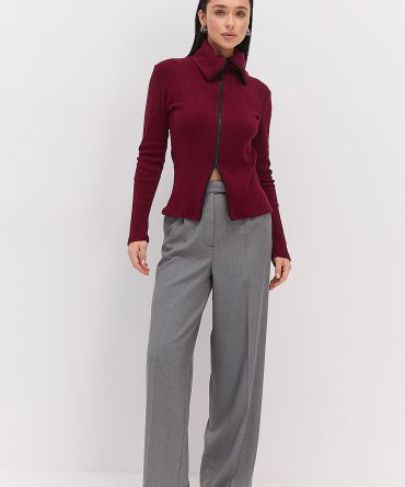 Жіночі палаццо з потаємними застібками сірі