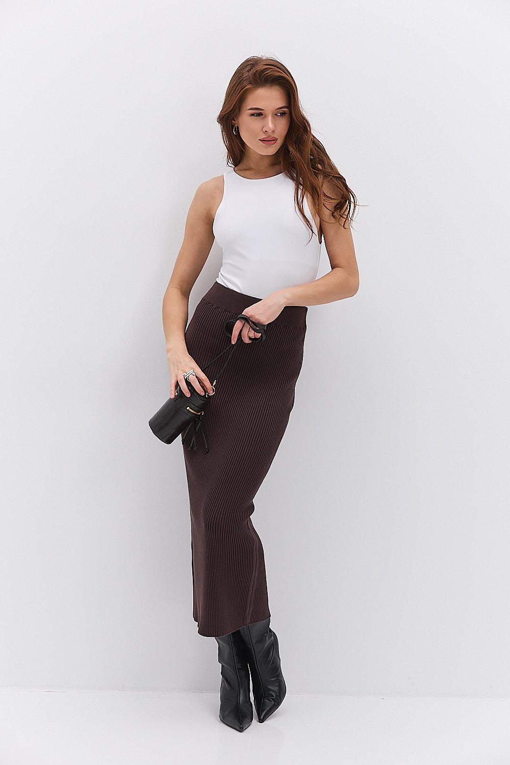 Жіноче боді без рукавів біле